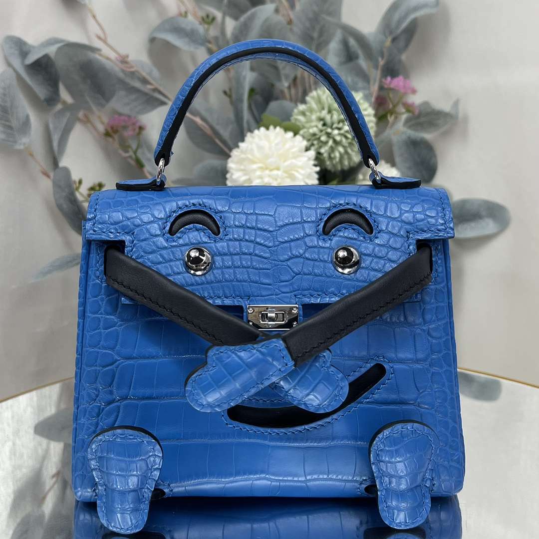 Hermes Kelly Doll alligator-5